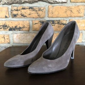 Charles Jourdan vintage suede heels